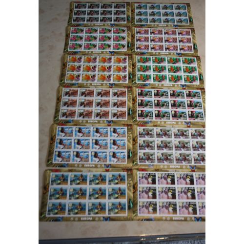 Guinée Timbres Europa 1956-2006 , 12 Blocs