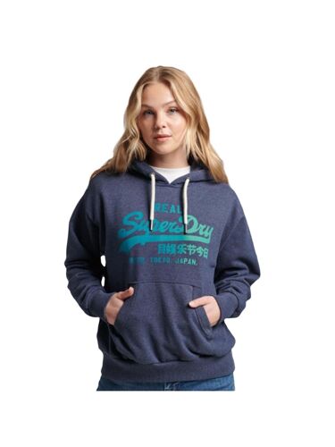 Sweat Superdry Vintage Femme Bleu