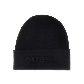 Bonnet Guess Signature Femme Noir
