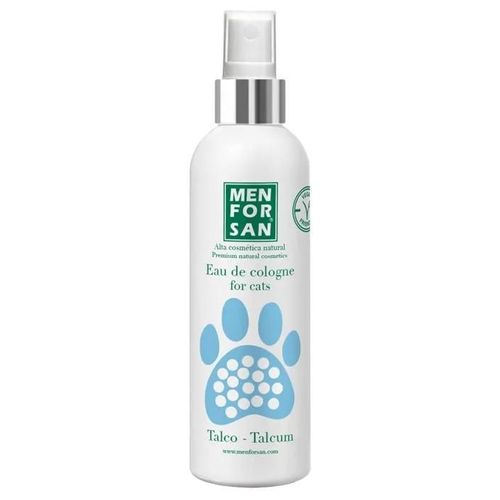 Menforsan Eau De Toilette Talc Pour Chats 125ml, Procure Une Odeur Tres Agreable, Effet Deodorant