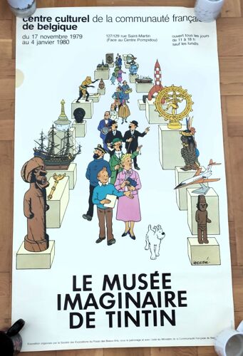 Affiche: Le Mus&E Imaginaire De Tintin 60x100cm