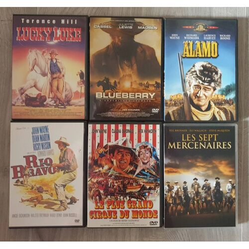 Lot De 6 Dvds Western