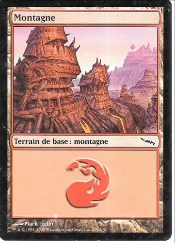 Terrain De Base : Montagne - Carte Magic The Gathering (Fr)
