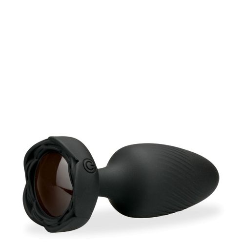 Plug Métal Bijou Anal Silicone Vibrant Et Lumineux Glowee