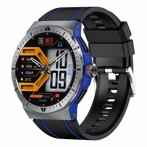 Montre Connectée Sport Étanche IP68 Appels Bluetooth Notifications Santé Bleu YONIS