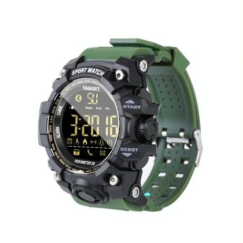 Montre Sportive Étanche IP67 Avec Suivi Cardiaque Et Notification SMS Vert YONIS