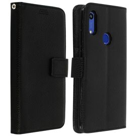 Housse Huawei Y6 2019 / Honor 8A Étui Folio Porte carte Support Vidéo Noir
