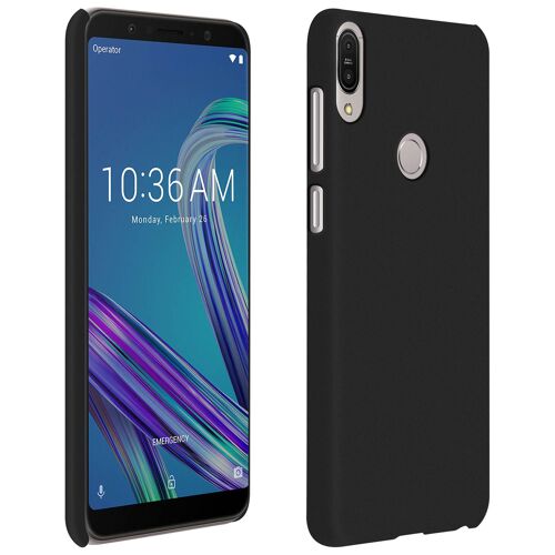 Coque Zenfone Max Pro M1 Protection Polycarbonate Soft Touch Anti-trace - Noir