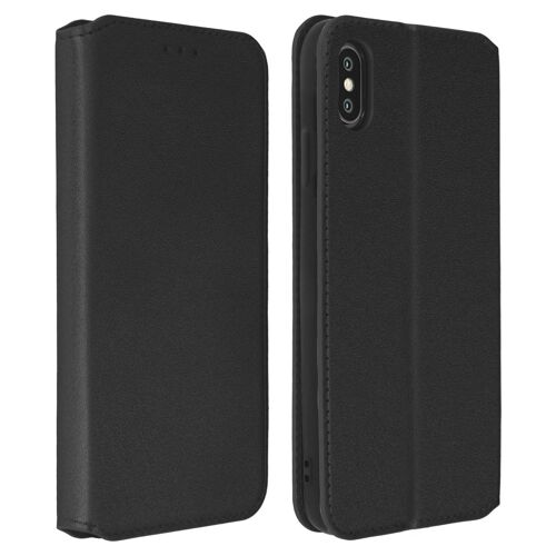 Housse Apple iPhone XS Max Etui folio Porte-cartes Fonction support - noir