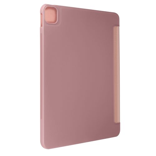 Étui Pour Ipad Pro 13 2024 Clapet Pliable Support Multipostions Rose Champagne