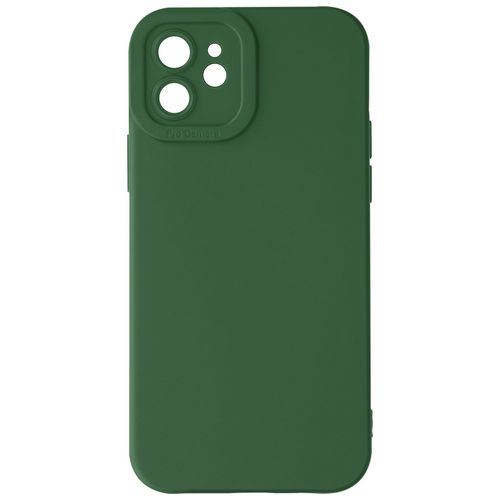 Coque pour iPhone 11 Silicone Mat Protection Caméra Vert foncé