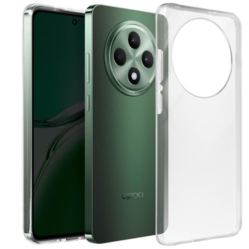 Coque pour Oppo Reno 12F Silicone Gel Souple Épaisseur 1mm Transparent