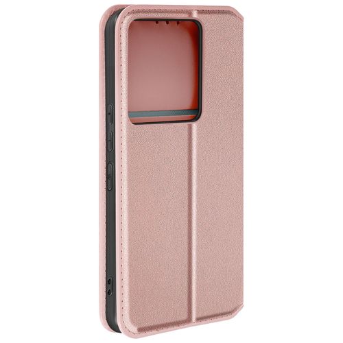 Étui Pour Xiaomi Redmi Note 13 Pro 5g Porte-Carte Support Vidéo Rose Champagne