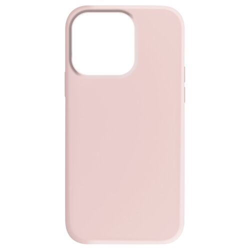 Coque pour iPhone 15 Pro Semi-rigide Intérieur Microfibre Moxie Rose Poudré