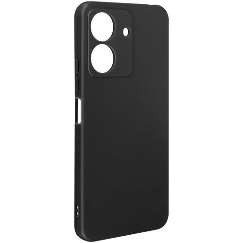 Coque Pour Xiaomi Redmi 13c Semi-Rigide Soft-Touch Mat Noir