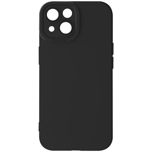Coque pour iPhone 13 Silicone Mat Protection Caméra Noir