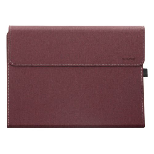 Housse Pour Microsoft Surface Pro 9 Clapet Support Collection Safestand Rouge