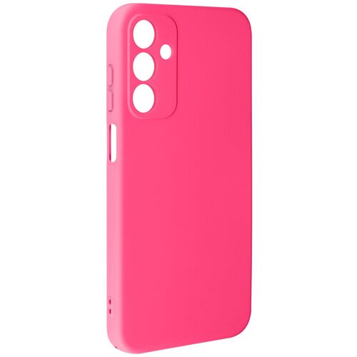 Coque pour Samsung Galaxy A15 5G Semi-rigide Soft-touch Anti-traces Fuchsia