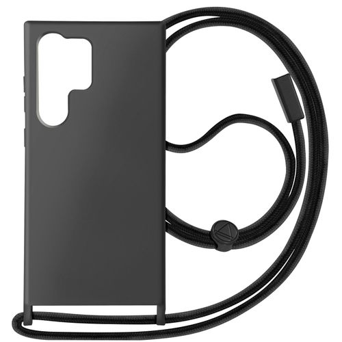 Coque Cordon Semi-Rigide Pour Samsung Galaxy S24 Ultra Noir