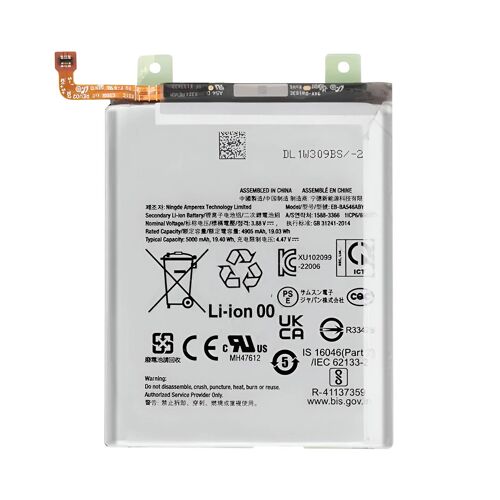 Batterie Interne Pour Samsung Galaxy A25 5g 5000mah Eb-Ba546aby Blanc