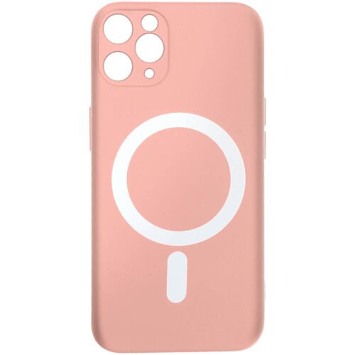 Coque MagSafe pour iPhone 11 Pro Soft Touch Mate Bords Surélevés rose