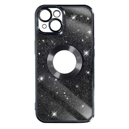 Coque Pour Iphone 14 Paillette Amovible Silicone Gel Série Protecam Spark Noir