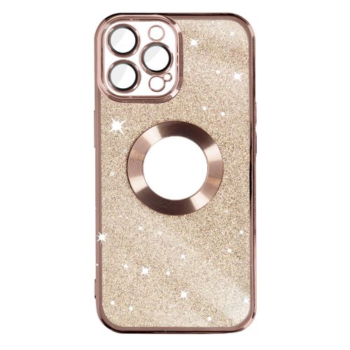 Coque Pour Iphone 12 Pro Paillette Amovible Silicone Série Protecam Spark Rose