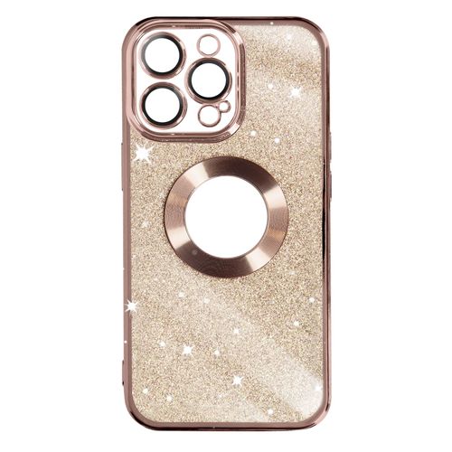 Coque Pour Iphone 13 Pro Paillette Amovible Silicone Série Protecam Spark Rose
