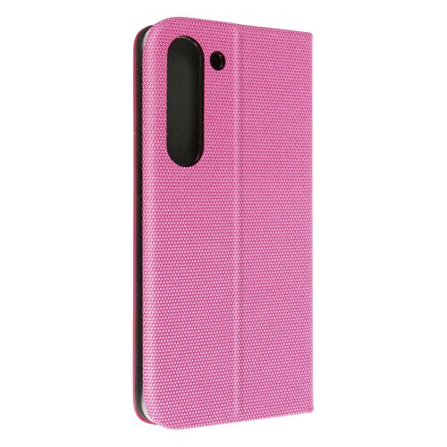 Étui pour Samsung S23 en Tissu Porte-carte Support Vidéo Série Sensitive Rose