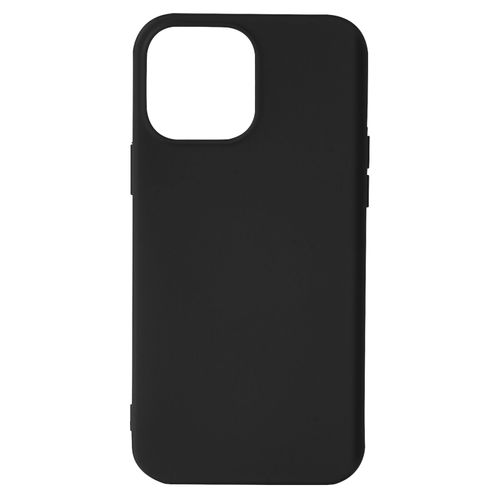 Coque iPhone 13 Pro Max Silicone Semi-rigide Finition Soft-touch noir