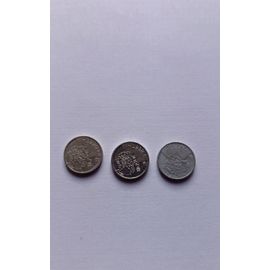 Trois Pieces 1 Peseta 1990,1992 Et 1994 Republique Espana