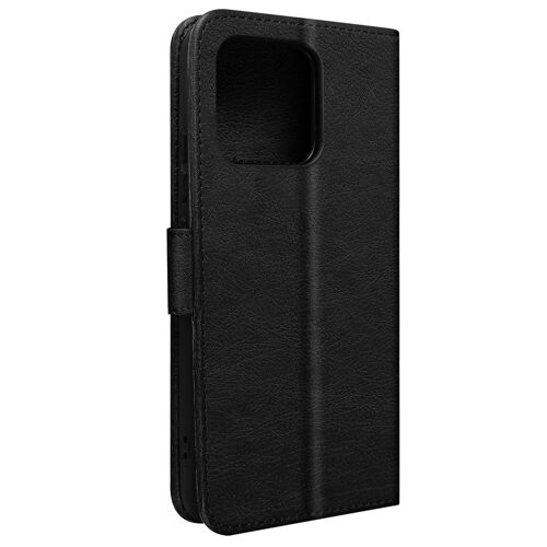 Housse Pour Xiaomi 13 Portefeuille Rangement Carte Support Vidéo Noir