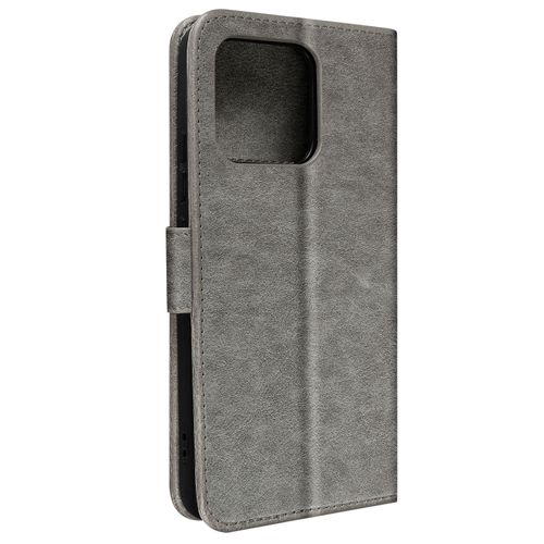 Housse Pour Xiaomi 13 Portefeuille Rangement Carte Support Vidéo Gris