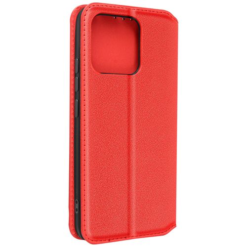 Housse Pour Xiaomi 13 Clapet Magnétique Porte-Carte Support Vidéo Rouge