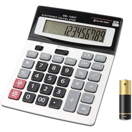 Calculatrice de Bureau à 12 Chiffres, Fonction Standard d'affaires Calculateur de Bureau (1 x Calculator)
