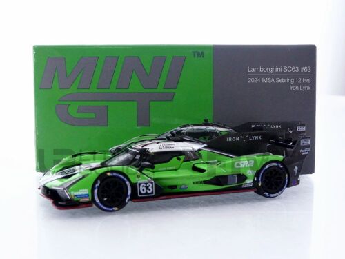 Mini Gt 1/64 - Lamborghini Sc63 - Imsa 12h Sebring 2024 Mgt00816-L-Mini Gt