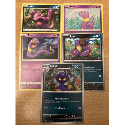 (2098) 4x Abo + Arbok (Pokemon) 