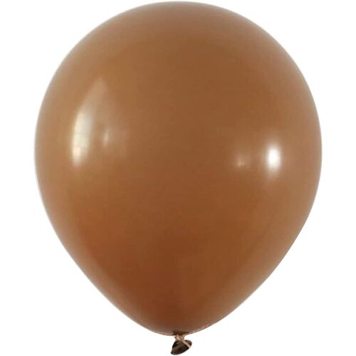 ChicSlick-Lot De 30 Ballons Rétro Kaki En Latex Marron Café De 30Cm Avec Ballon De Rechange Et Ruban Pour Anniversaire, Mariage, Fête Prénatale, Fête De Mariée, Anniversaires De Mariage Et D[X909]