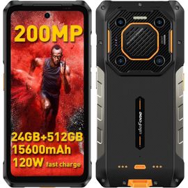 Ulefone Armor 26 Ultra 5G Téléphone Portable Incassable,24Go + 512Go Noir