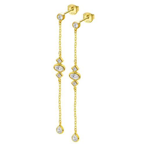 Boucles D'oreilles Lotus Silver Pampilles