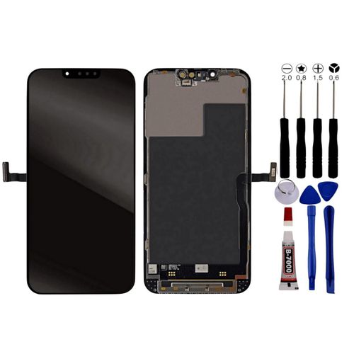 Ecran Complet Iphone 13 Pro Max Lcd Vitre Tactile Compatible Châssis Kit Outil - Lcd / Noir / Avec Kit Outils