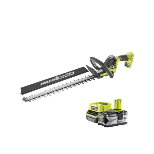 Pack RYOBI Taille-haies 18V One+ LINEA 50 cm RY18HT50A-0 - 1 Batterie 4.0Ah - 1 Chargeur rapide RC18120-140