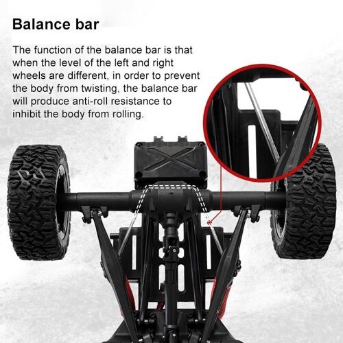 Voiture Télécommandée Tout-Terrain Haute Vitesse 55km/h 4x4 Brushless Orange Gris YONIS