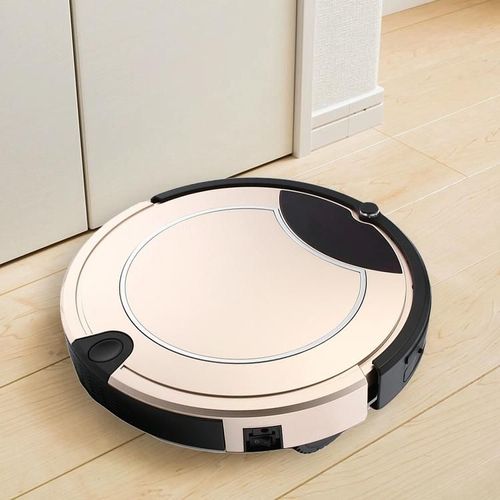 Robot Aspirateur Intelligent Écran Tactile Silencieux Pour Sols Tous Types Or YONIS