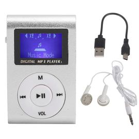 Lecteur MP3 Rose Compact Avec Écouteurs Et Écran Haute Qualité Gris YONIS