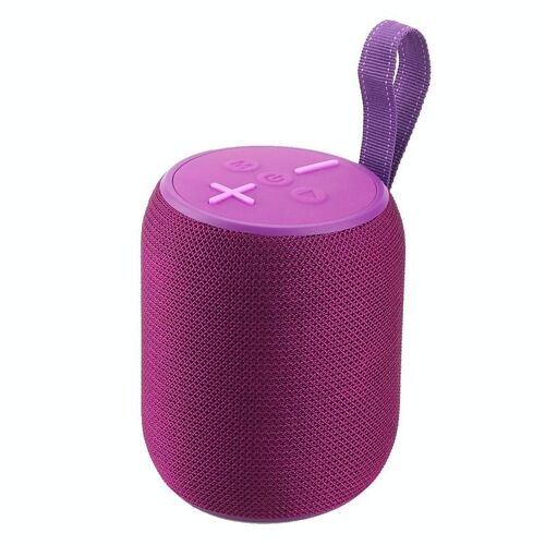 Enceinte Bluetooth Portable Sans Fil Extérieure Son Clair Et Appels Mains Libres Violet 2 YONIS