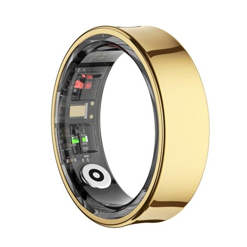 Bague Connectée Noire Taille 9 Suivi Cardiaque Sommeil Sport Étanche Bluetooth Or Yonis