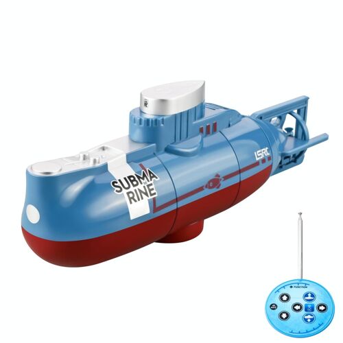 Bateau Télécommandé Miniature Pour Enfants Avec Télécommande Étanche Bleu YONIS
