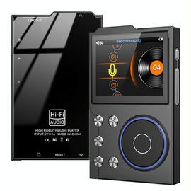 Lecteur MP3 Bluetooth HIFI 2.4 Pouces 16GB+8GB Audio Haute Qualité Expandable Noir YONIS