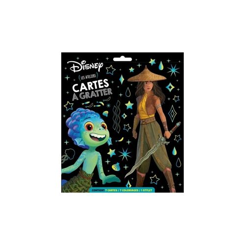 Disney Pixar : Pochette Cartes A Gratter : Raya Et Autres Heros
